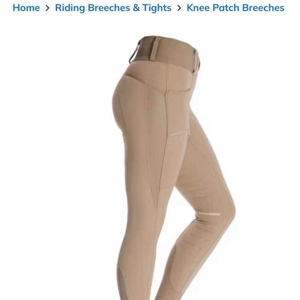 Horseware hybrid Meryl kneepatch breeches final markdown - Picture 2 of 6